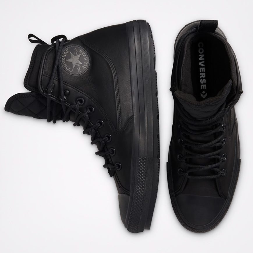 Men's Converse Chuck Taylor All Star Utility All Terrain High Top Winter Boots Black | AU 41609I